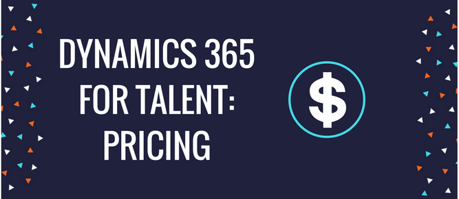 Pricing details for Dynamics 365 for Talent