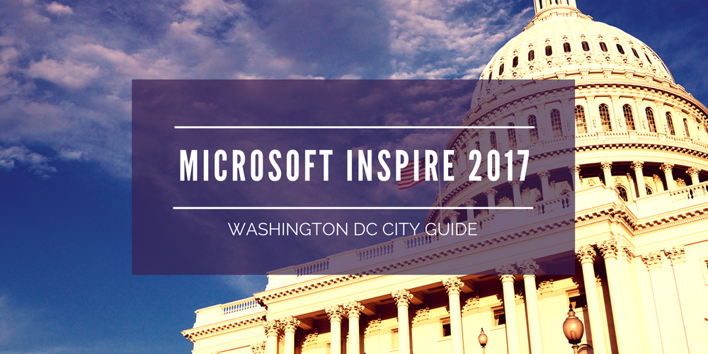 DC building near Microsoft Inspire 2017