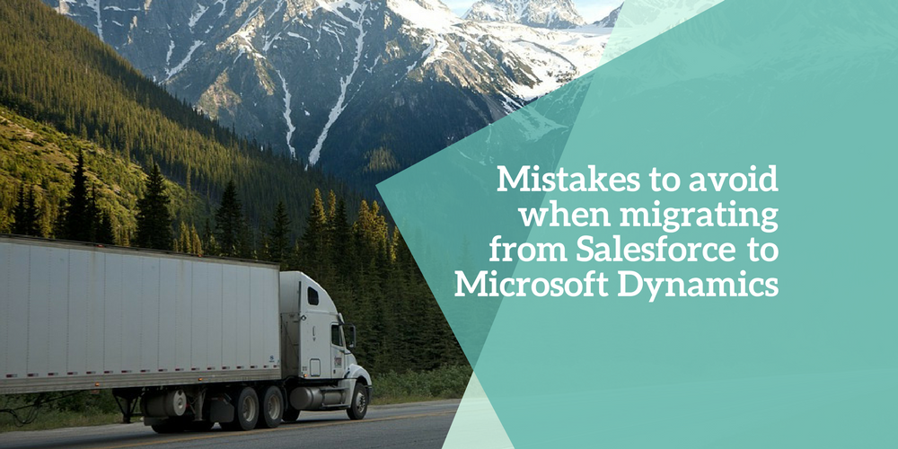 Truck representing migration between Salesforce and Dynamics
