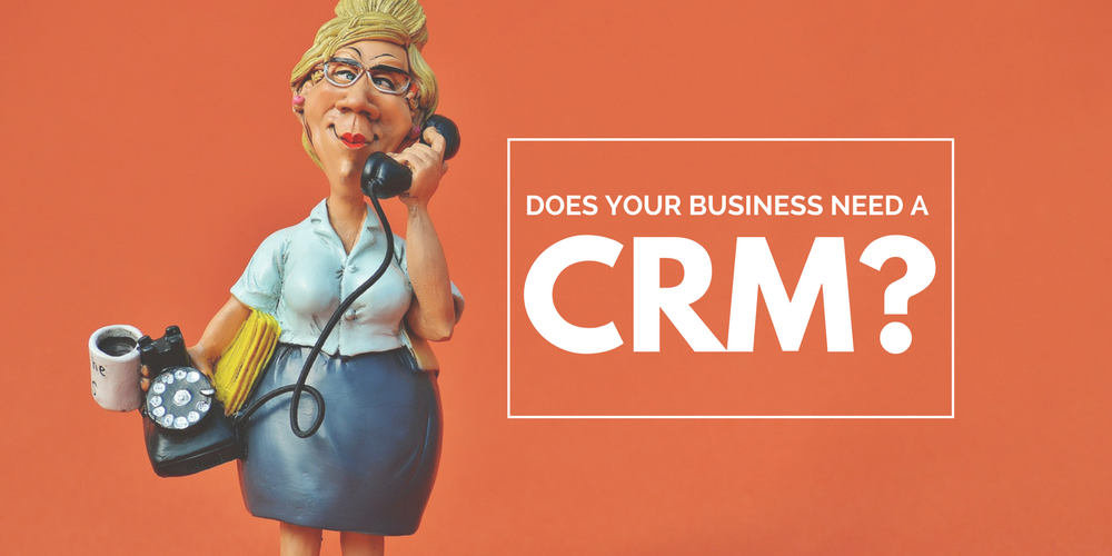 Woman on the phone who might use a CRM system