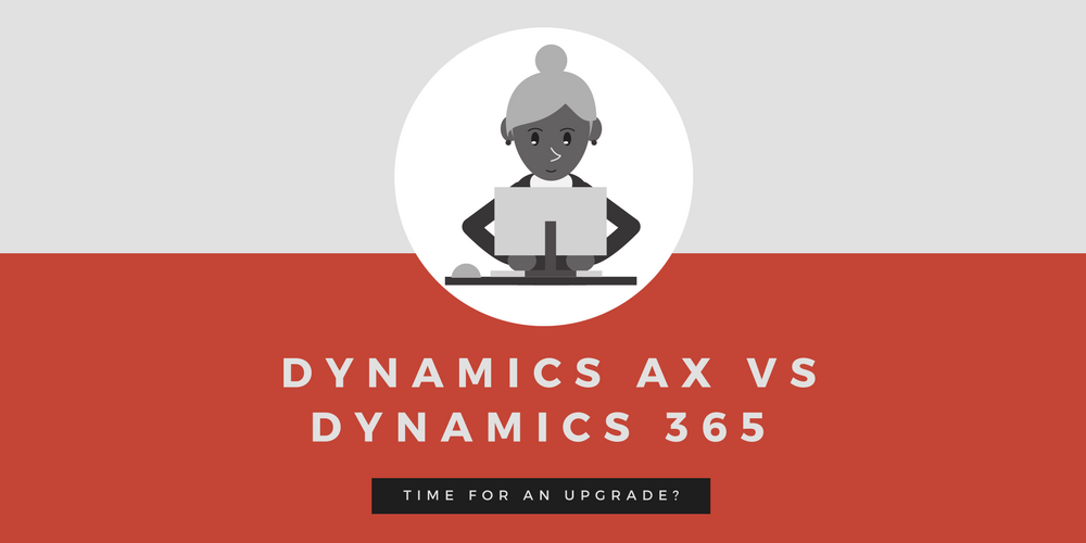 Icon of woman researching differences between Dynamics AX and Dynamics 365